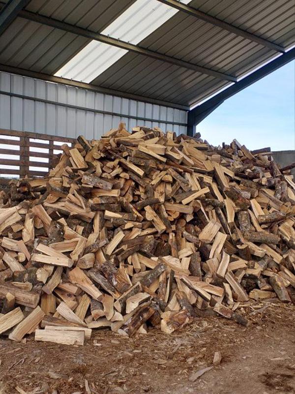 bois chauffage réserve
